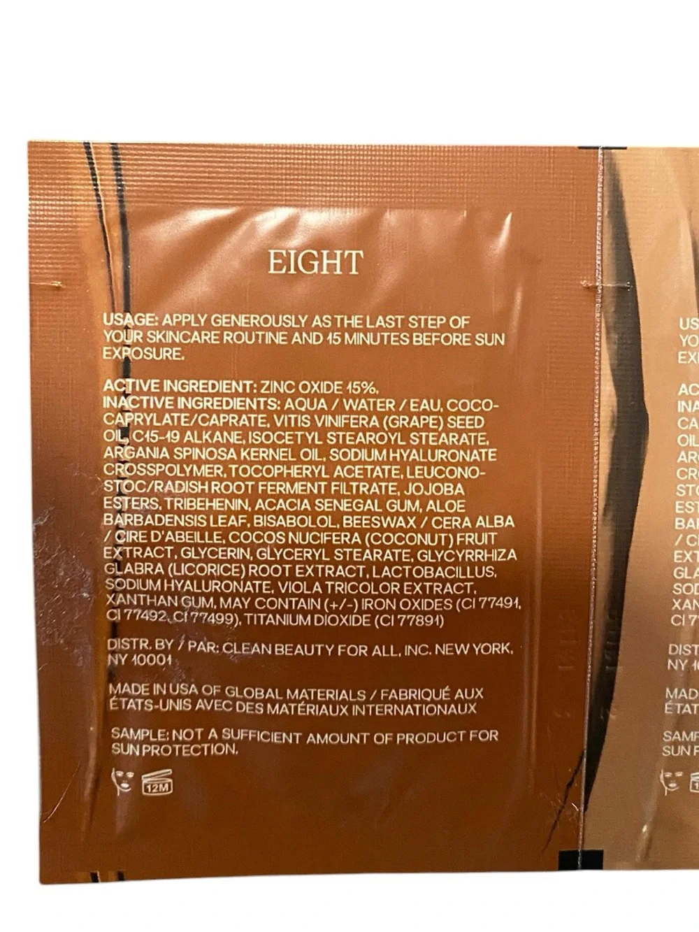 Saie Slip Tint Sample